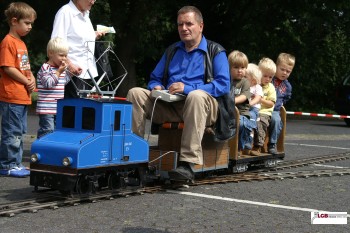 Am Beginn der "Runde" sind alle Kinder genauso begeistert wie....