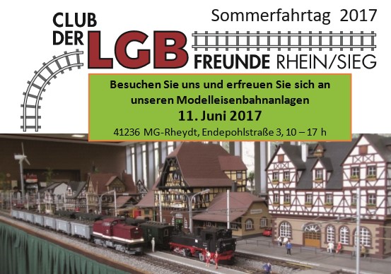 Sommerfahrtag am Sonntag, 11. Juni 2017 von 10-17 Uhr in Mnchengladbach - Hier kann der Flyer heruntergeladen werden. 