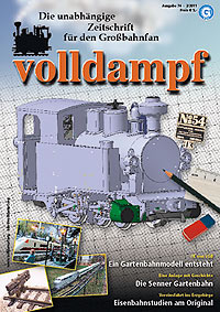 Zeitschrift Volldampf - unabh�ngie Zeitschrift f�r Gro�bahnfans 