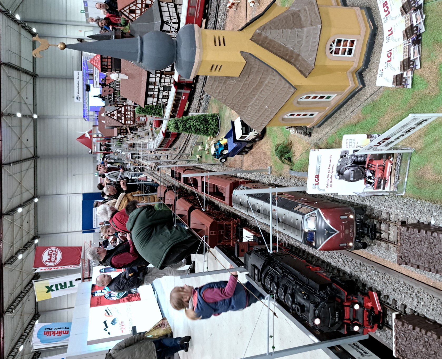 Unsere Anlage "Meckenheim" auf der Faszination Modellbahn in Mannheim. 