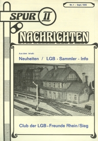 Ausgabe Nr. 1 vom September 1985 der Spur II Nachrichten 