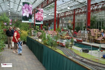 Bericht von der Ausstellung im Dingers gartencenter kln vom 02.08.2006 bis 05.08.2006 mit 5 Zoll Bahn und der Club-Anlage "Meckenheim: