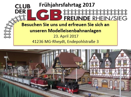 Frhjahrsfahrtag 2017 - von 10-17 Uhr ist unser Clubdomizil fr Sie geffnet! 