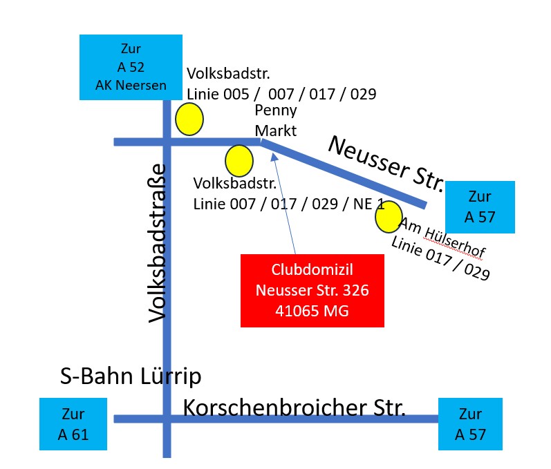 unser neues Domizil ab 1.4.2024 - Neusser Strae 326 in Mnchengladbach 41065 MG