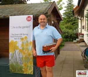 mit der LGB in den Garten! Ach ja, der Kassier unseres LGB Clubs ist ja auch fter im Garten!  