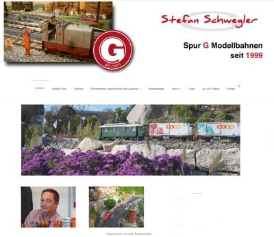 hier geht es zu Stefan Schwegler´s Seiten für gebrauchte Gartenbahnen und Neuware ausgesuchter Hersteller. 