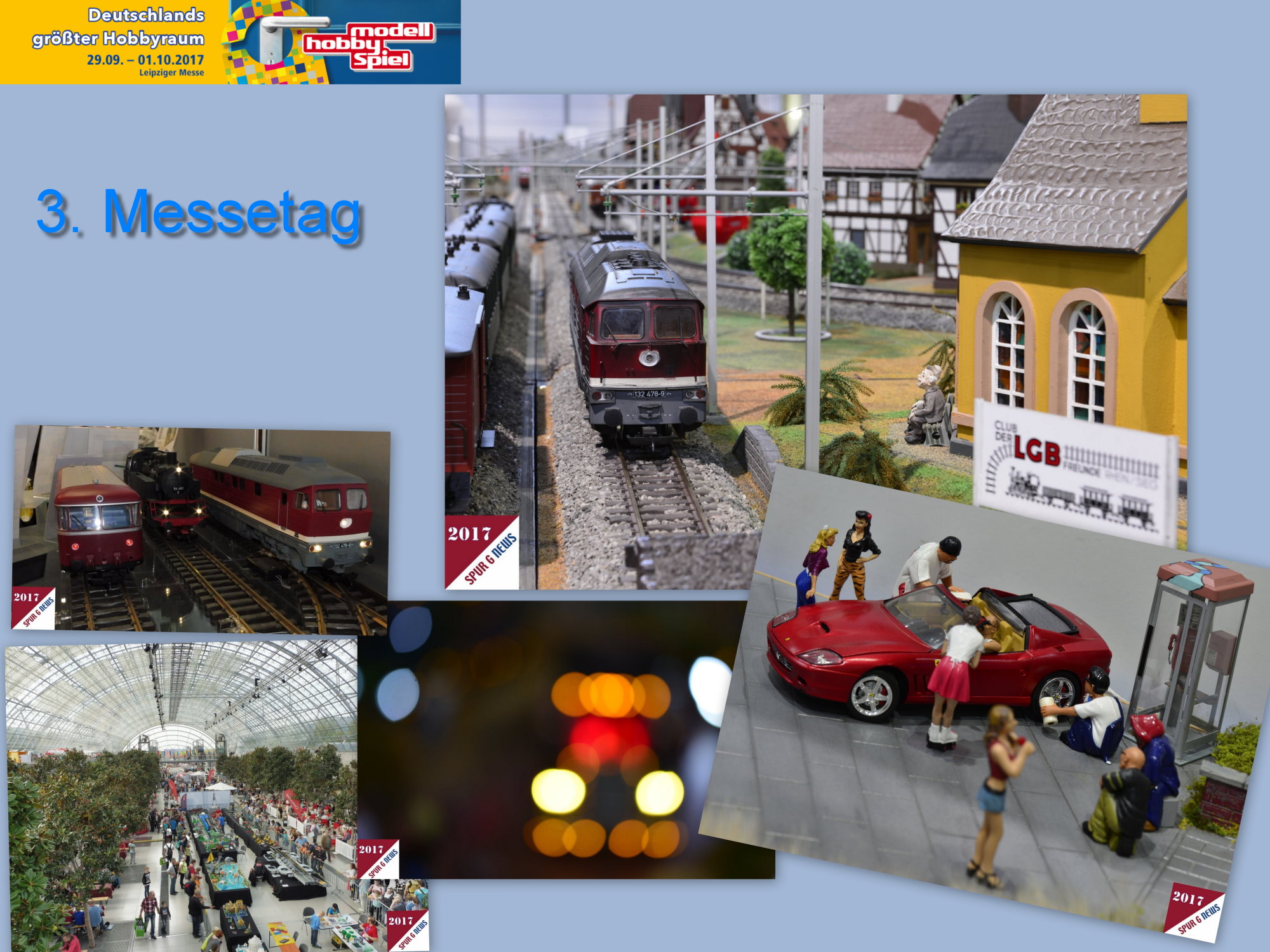 Sehen Sie unsere Tagesberichte von der Messe modell-hobby-Spiel in Leipzig. 