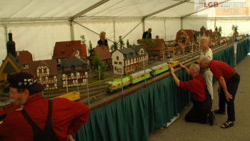 Our Clublayotu "Meckenheim" in one of the festival tents. 