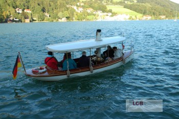 Ein weiteres Highligt neben der Ausstellung war die Fahrt mit dem LIVE STEAM Boat! 