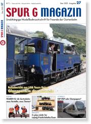 Umschlag unseres Spur G Magazins Nr. 27 - Dezember 2021. Mehr unter www.spur-g-magazin.de 