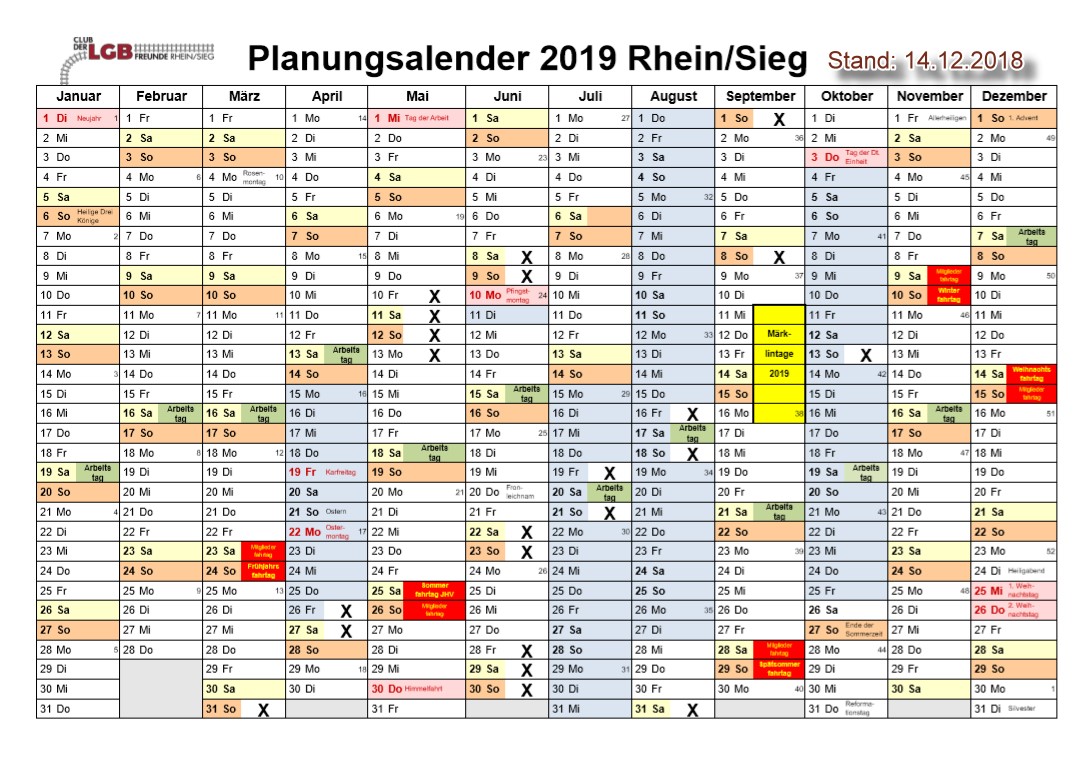 Unser Terminplan als pdf zum download. 